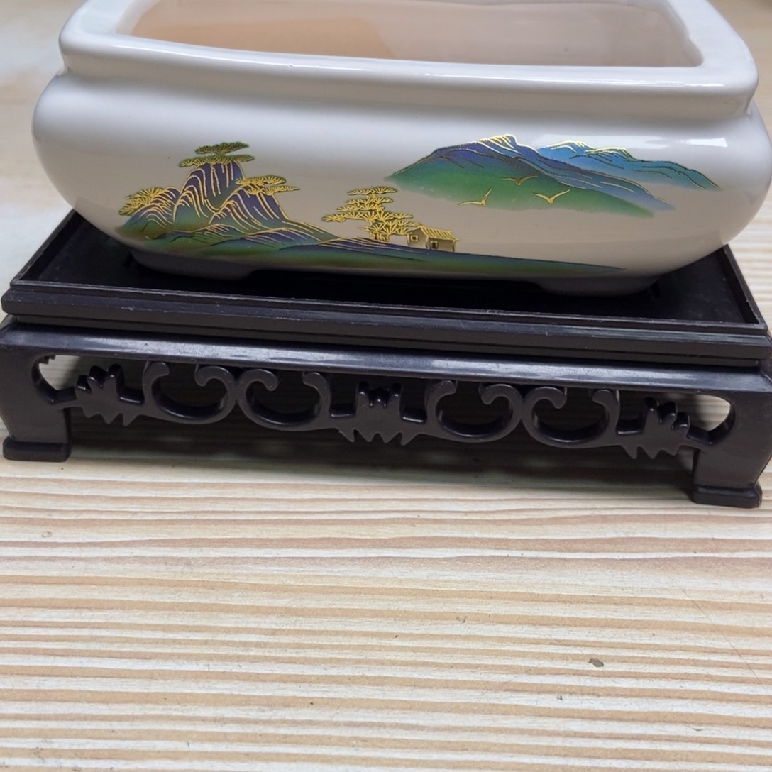 瓷片陶瓷花盆陶瓷艺术