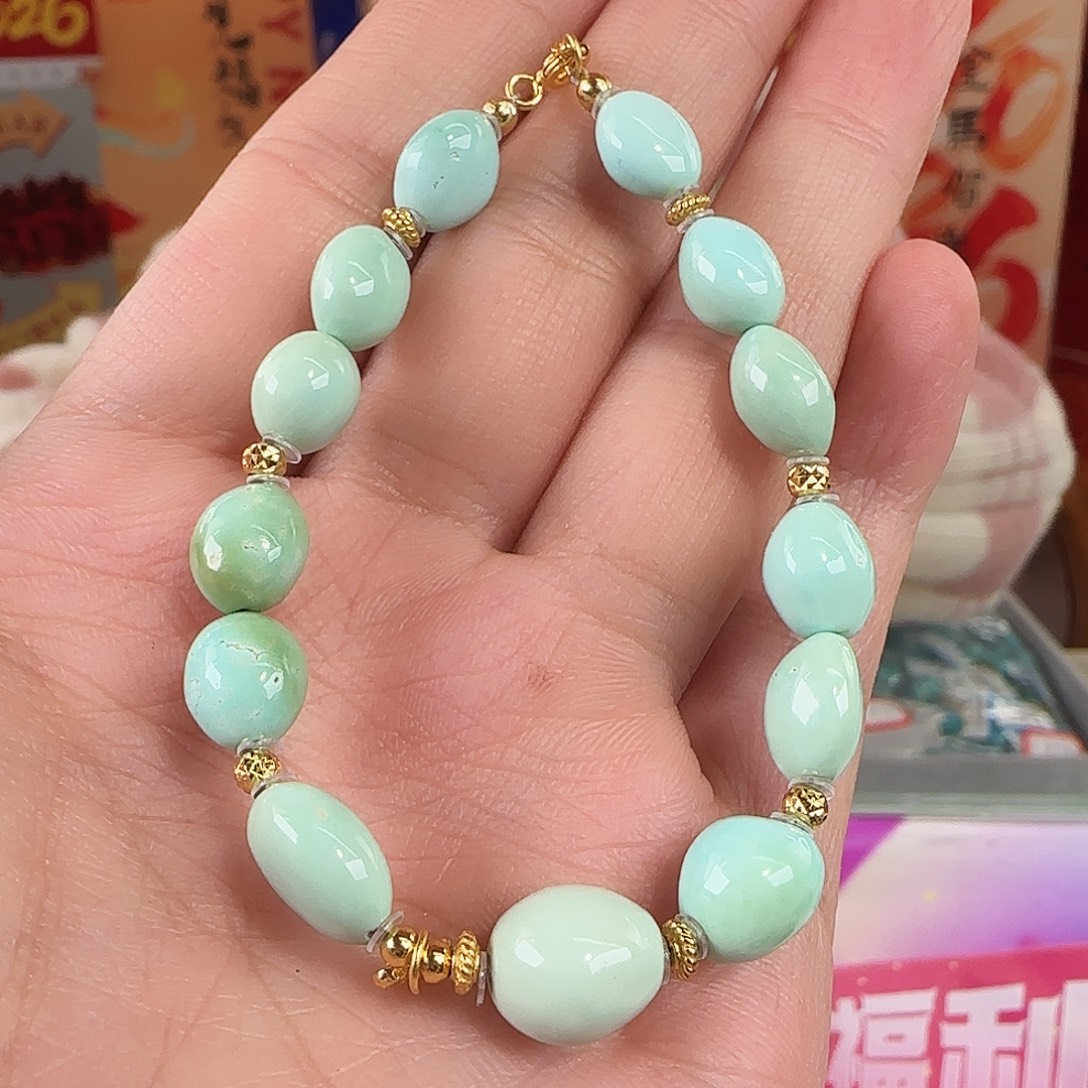 绿松石银S925镀金镶嵌珠宝奇石