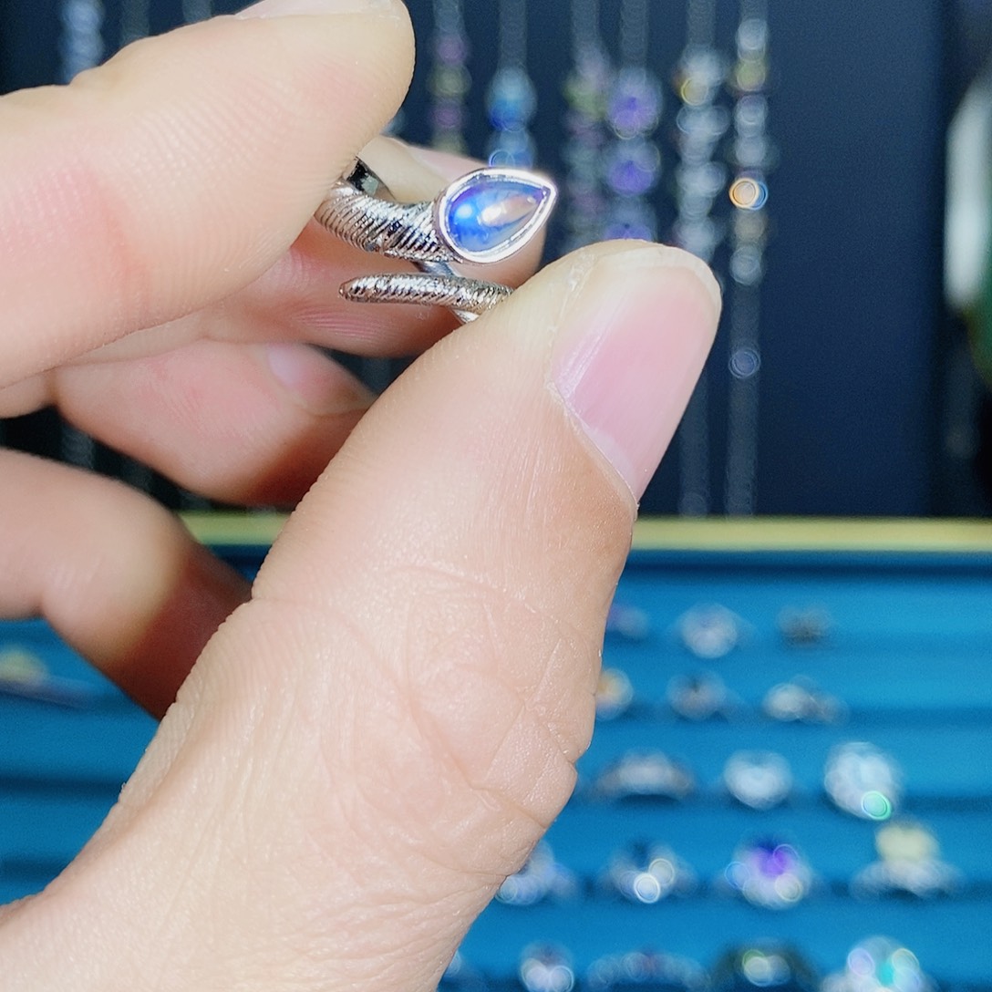 紫晶珠宝半成品银S925镶嵌