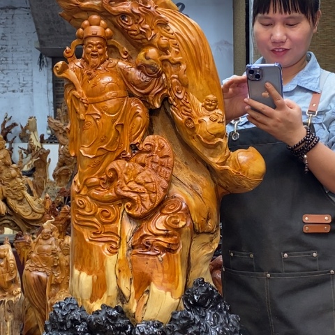 柏木太行崖柏根雕