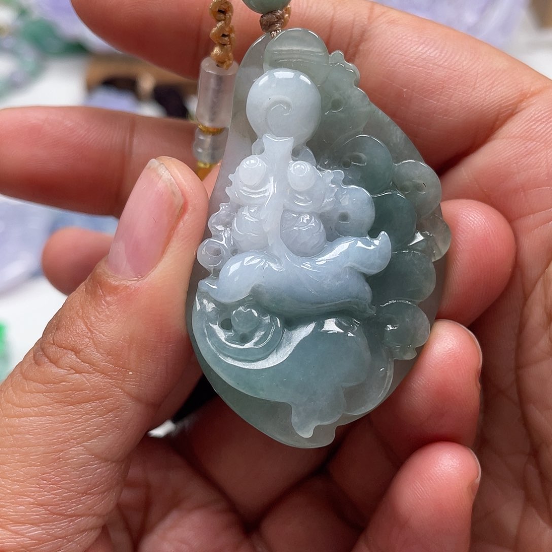 颈饰未镶嵌翡翠翡玉缘翡翠