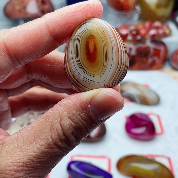 玛瑙/玉髓吊坠 或 手把未镶嵌