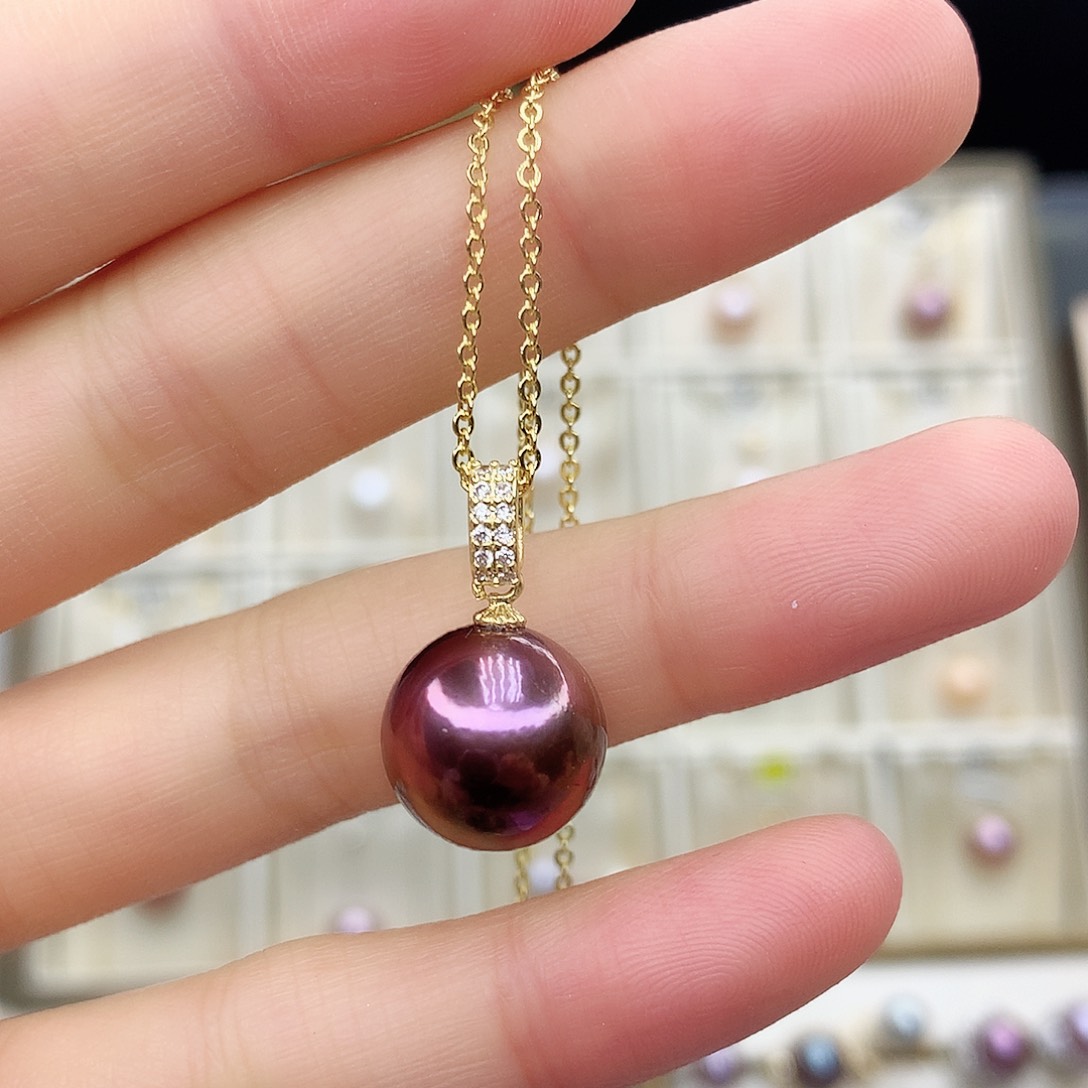 淡水珍珠颈饰合金