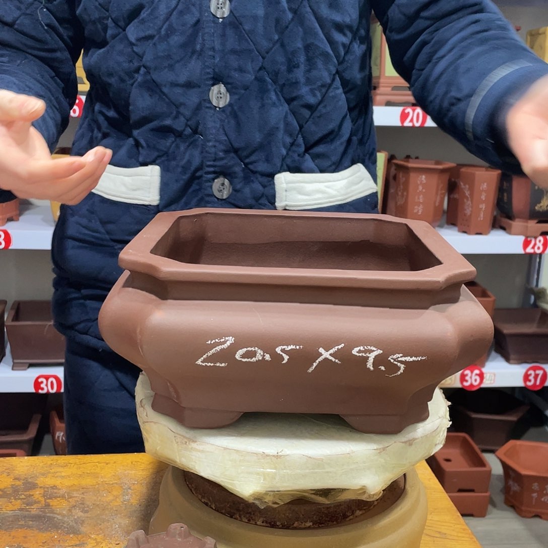 紫砂天心紫砂手工花盆