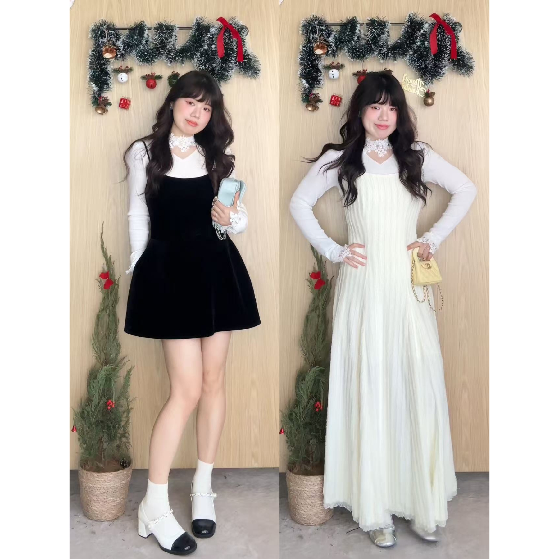 米米子“细砂糖白”定制重工立体蕾丝毛织上衣显瘦韩系设计款上衣