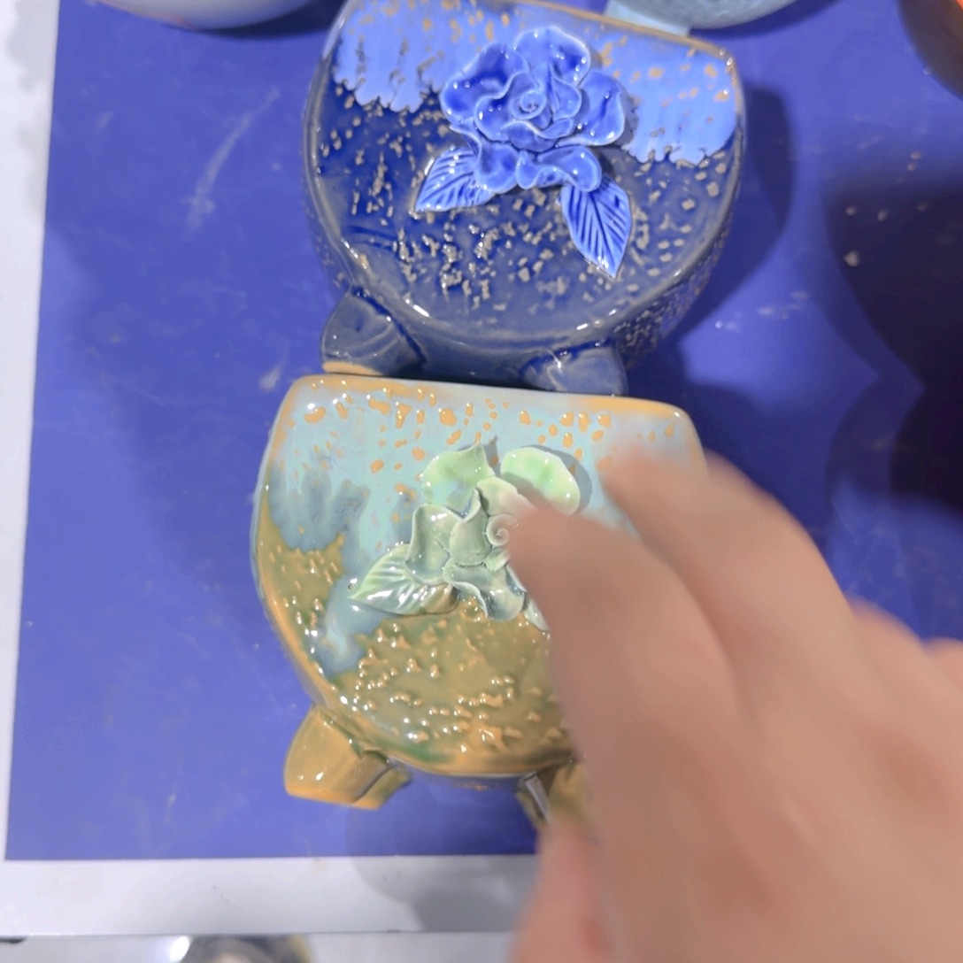 紫砂花盆粗陶盆醋