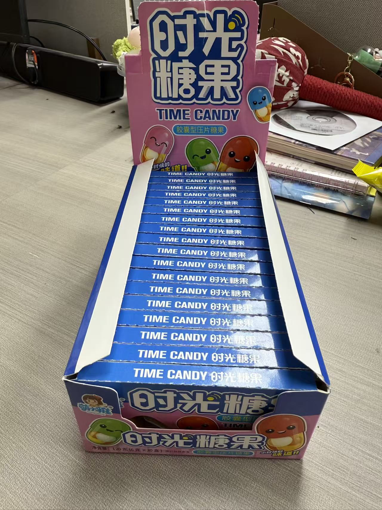 时光糖果胶囊型压片糖果（一单60小盒）