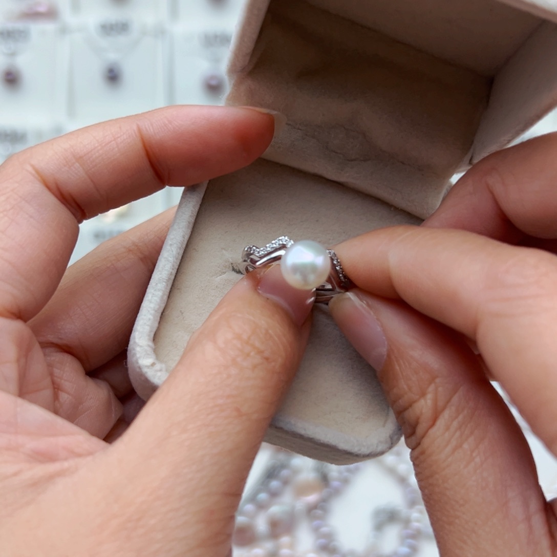 淡水珍珠珍珠 新疆西藏不要拍，没物流银S925镶嵌