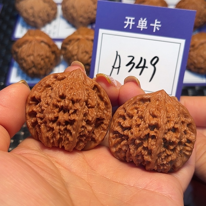 把件桃核41满天星A349