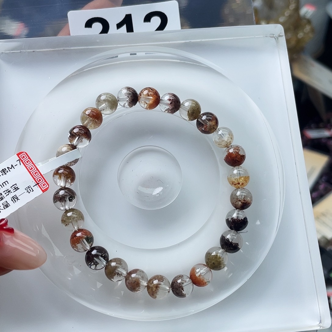 水晶手串212。未镶嵌熹*?