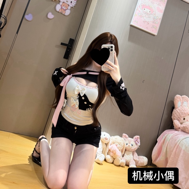 【元气喵】手作系列默认微瑕 机械小偶 可爱辣妹套装（Z26）