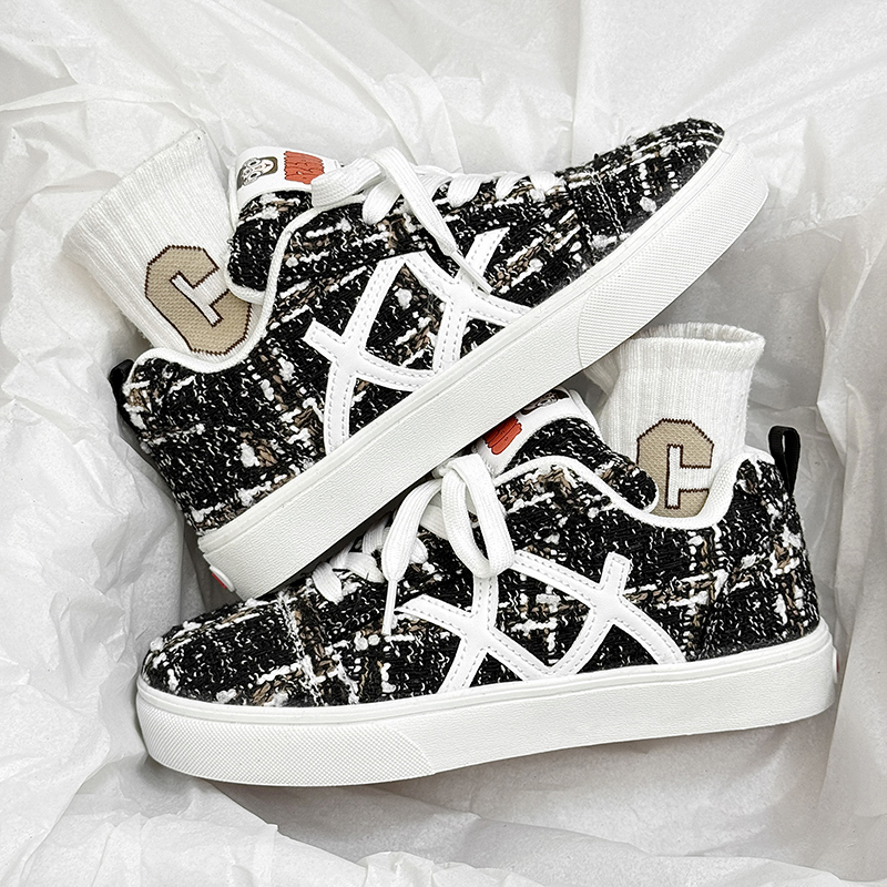 百搭男鞋ins潮流小众休闲运动鞋时尚情侣款轻便增高滑板鞋子男款