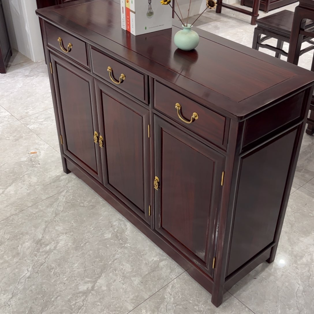 黑酸枝木类家具餐边柜