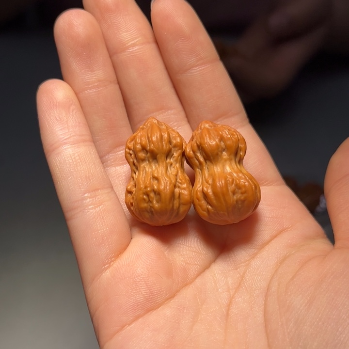 文玩核桃把件花生320