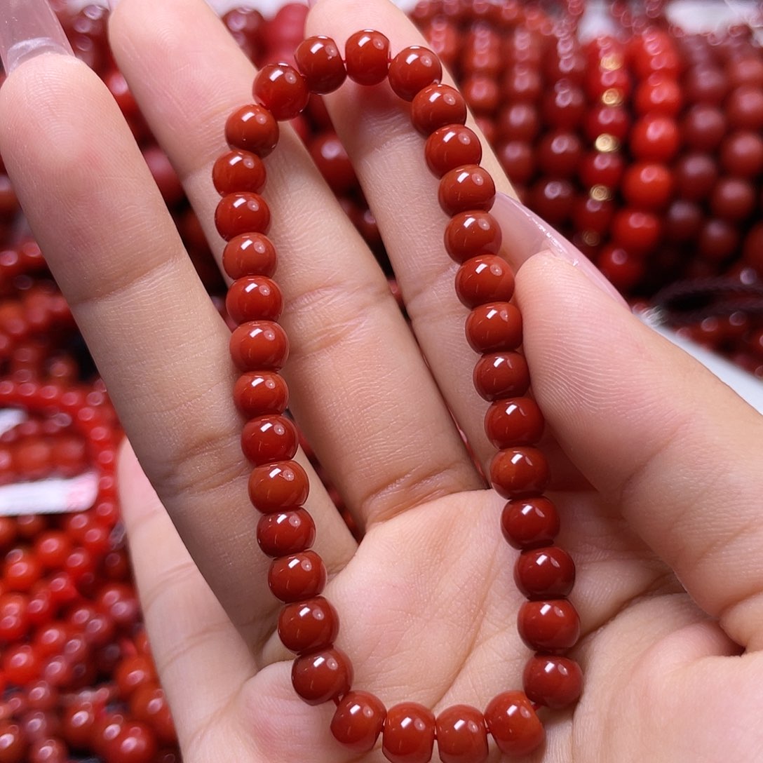 未镶嵌手链南红玛瑙