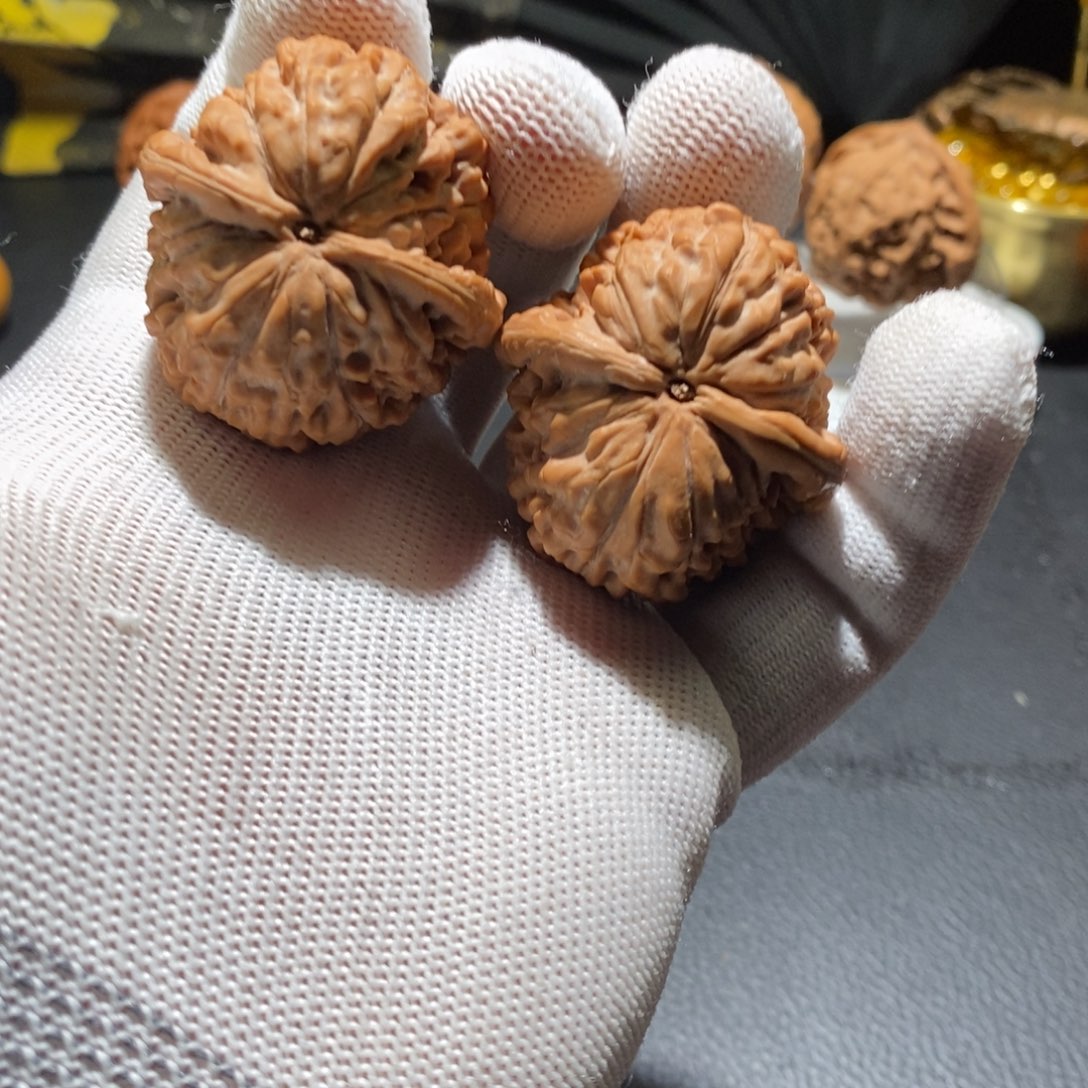 文玩核桃把件0244莲花38（修）