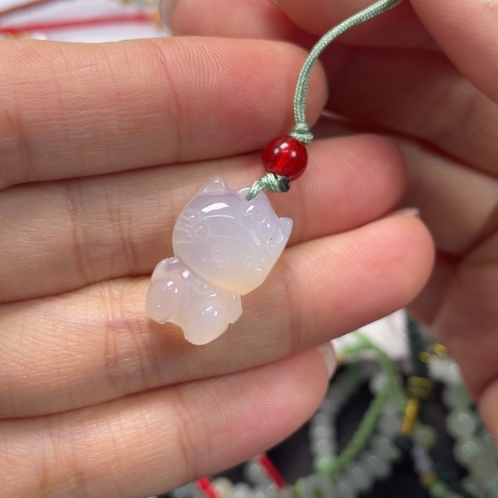 玛瑙/玉髓未镶嵌颈饰手机挂