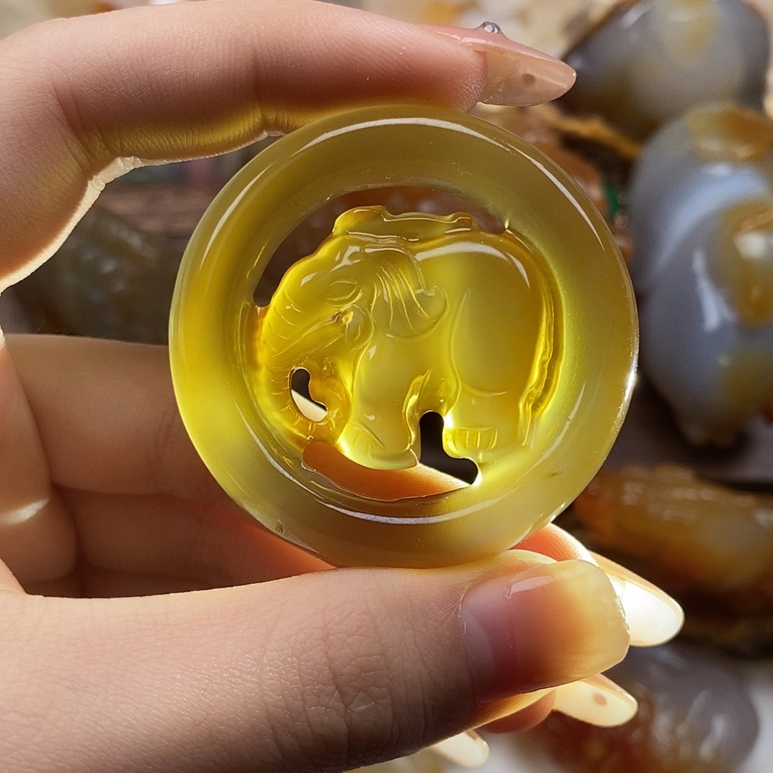 玛瑙/玉髓未镶嵌颈饰