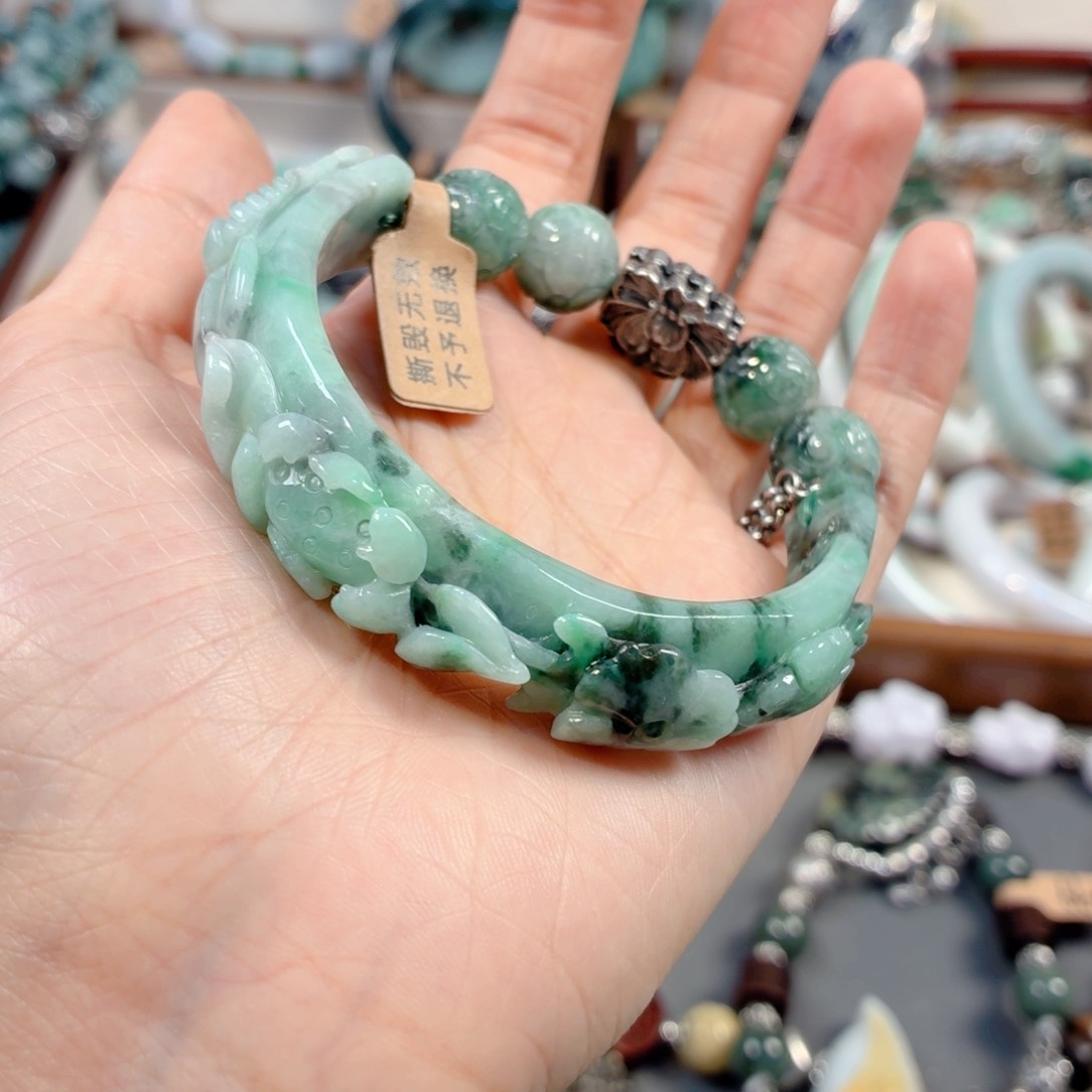 未镶嵌手链翡翠阳*手串