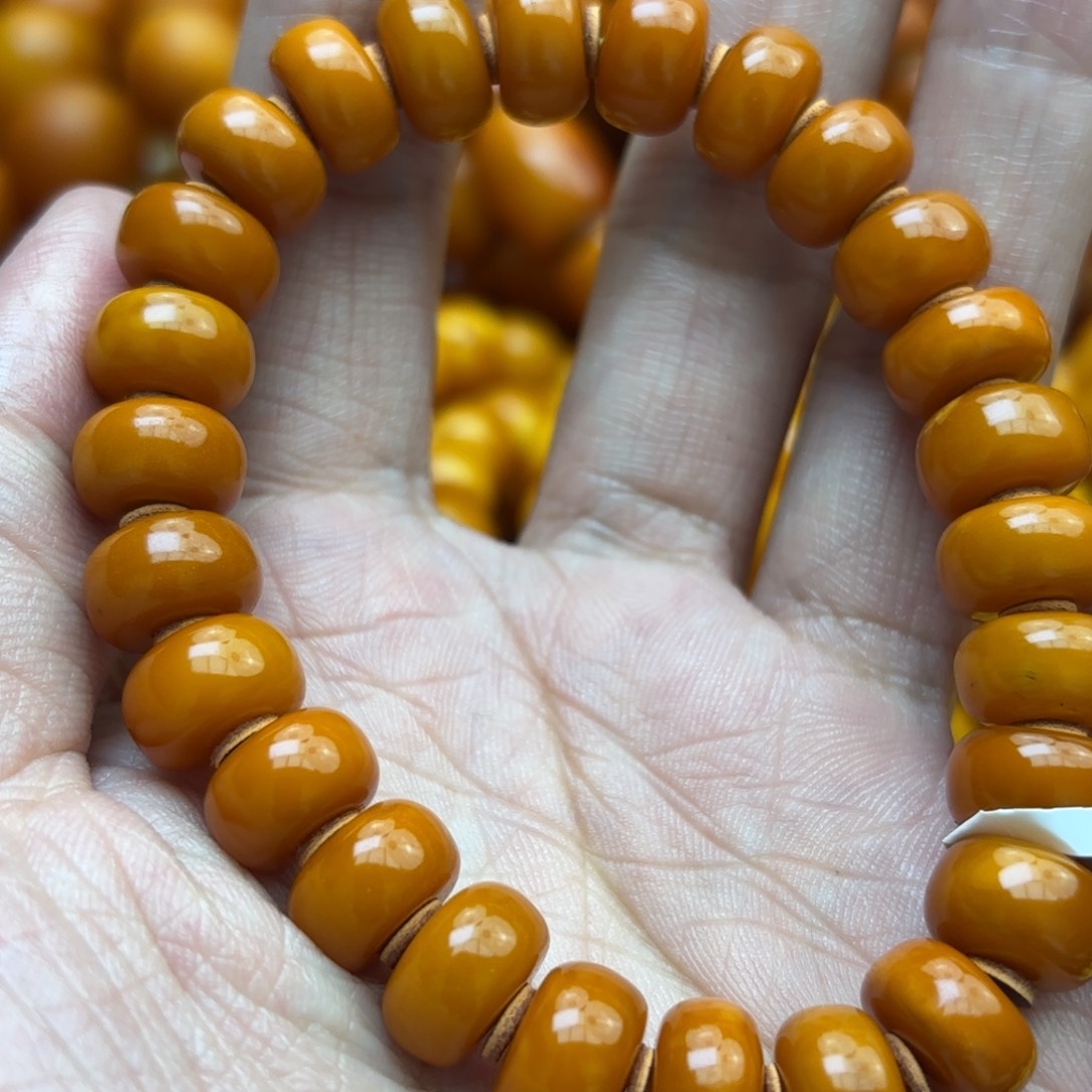 琥珀手链未镶嵌蜜蜡