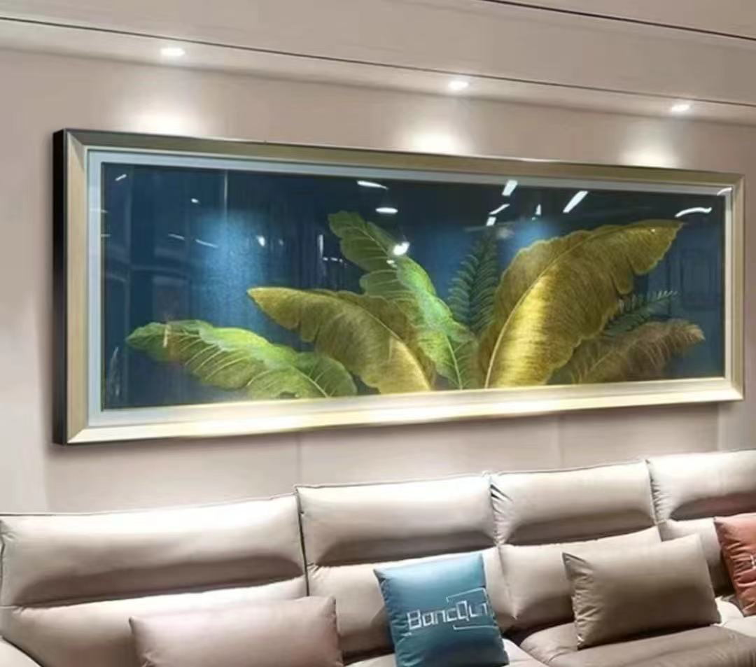 家大业大织锦绣大匾家居装饰品刺绣背景墙画