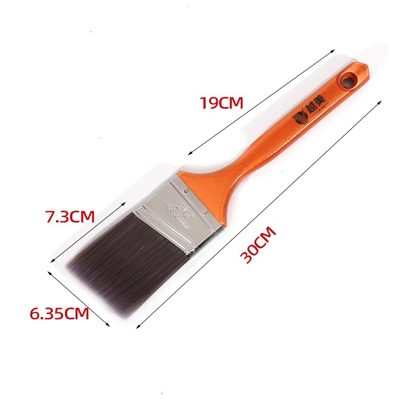 越美长柄磨尖丝毛刷胶刷墙纸墙布专用油漆分色刷