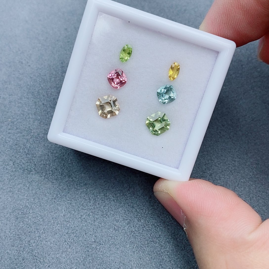 碧玺珠宝半成品未镶嵌3.8ct