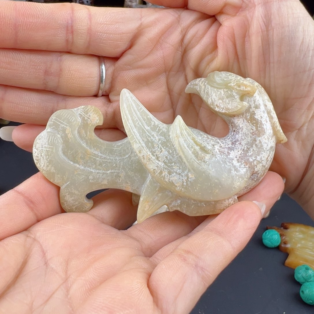 和田玉挂件未镶嵌洪*