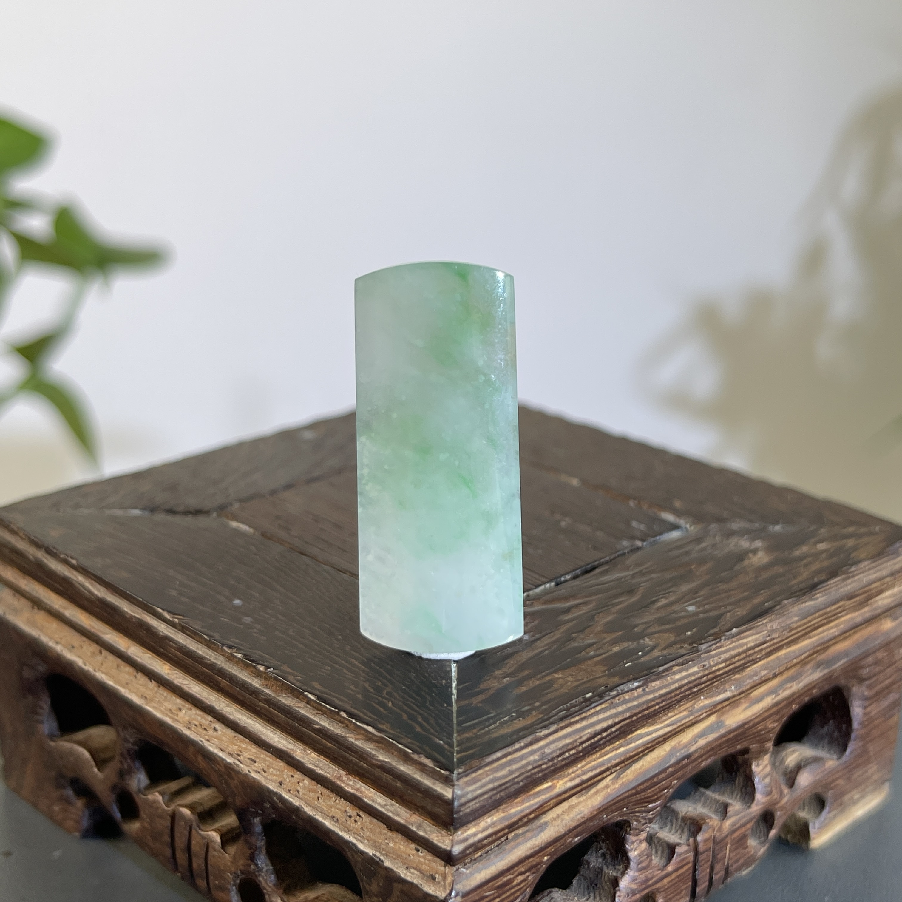 JGB07-80  天然缅甸A货翡翠  无事牌