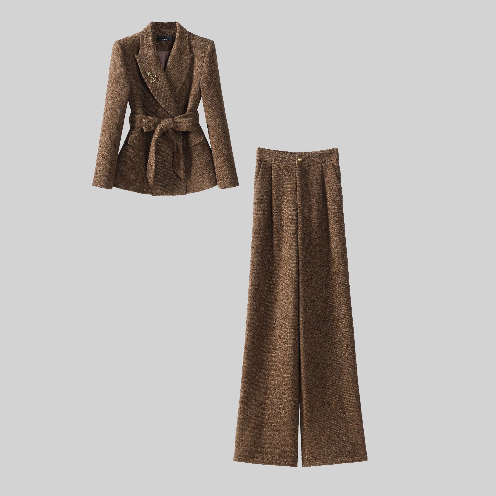 〈纪朵研〉H592时尚小香风休闲风时尚套装套装秋季减龄女神范时尚