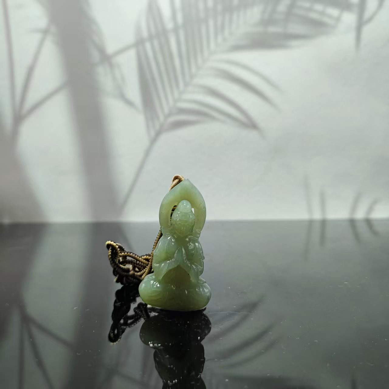 U和田玉观音吊坠0060