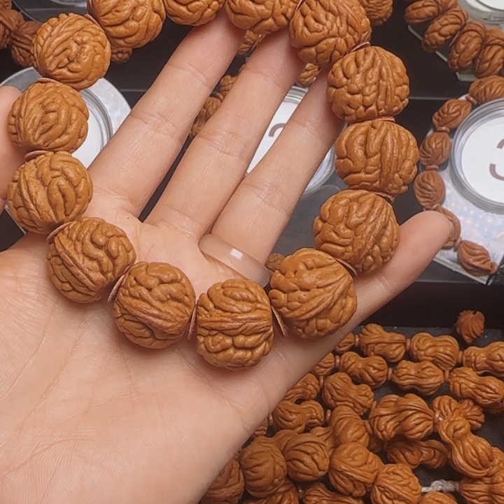 ༄***࿐桃核手串龙纹桃核