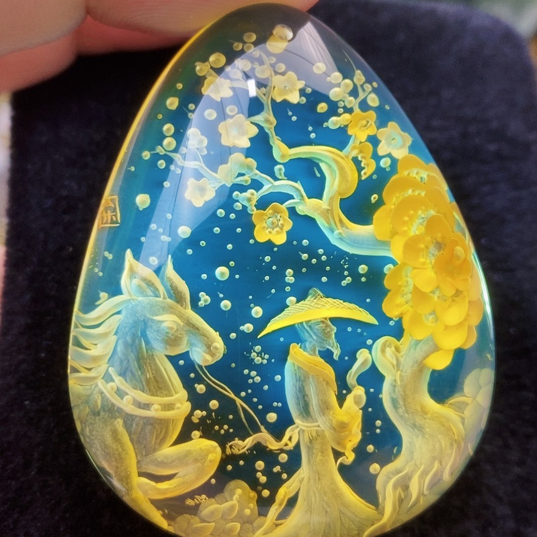【闪购商品】金珀吊坠(不含链)未镶嵌