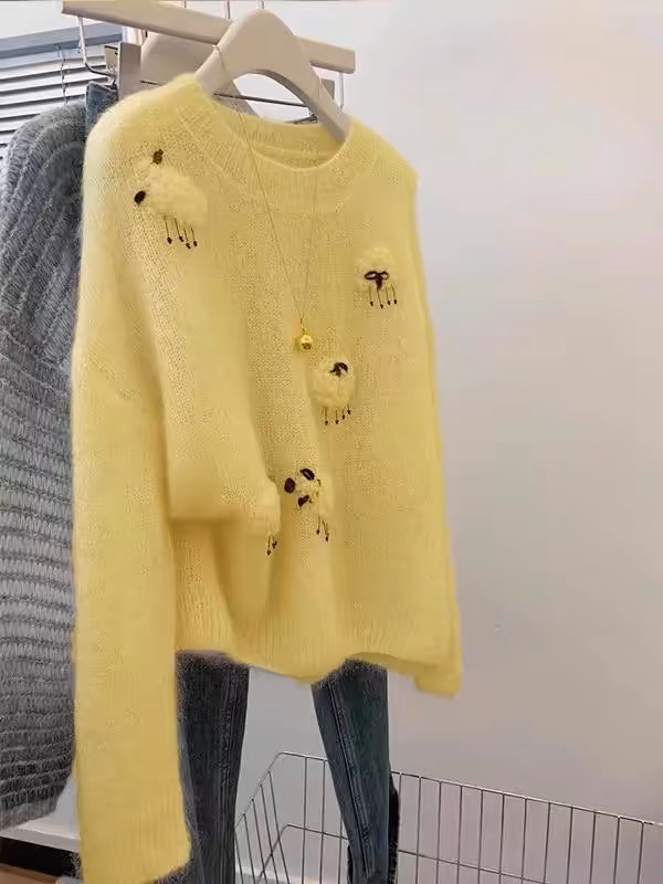 【初与家】甄选轻奢针织衫新品宠粉加厚毛衣链接-471-500