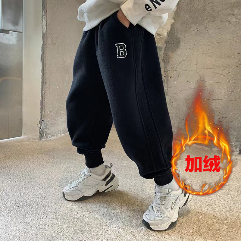 2025秋款男女童运动裤中大童学生运动长裤