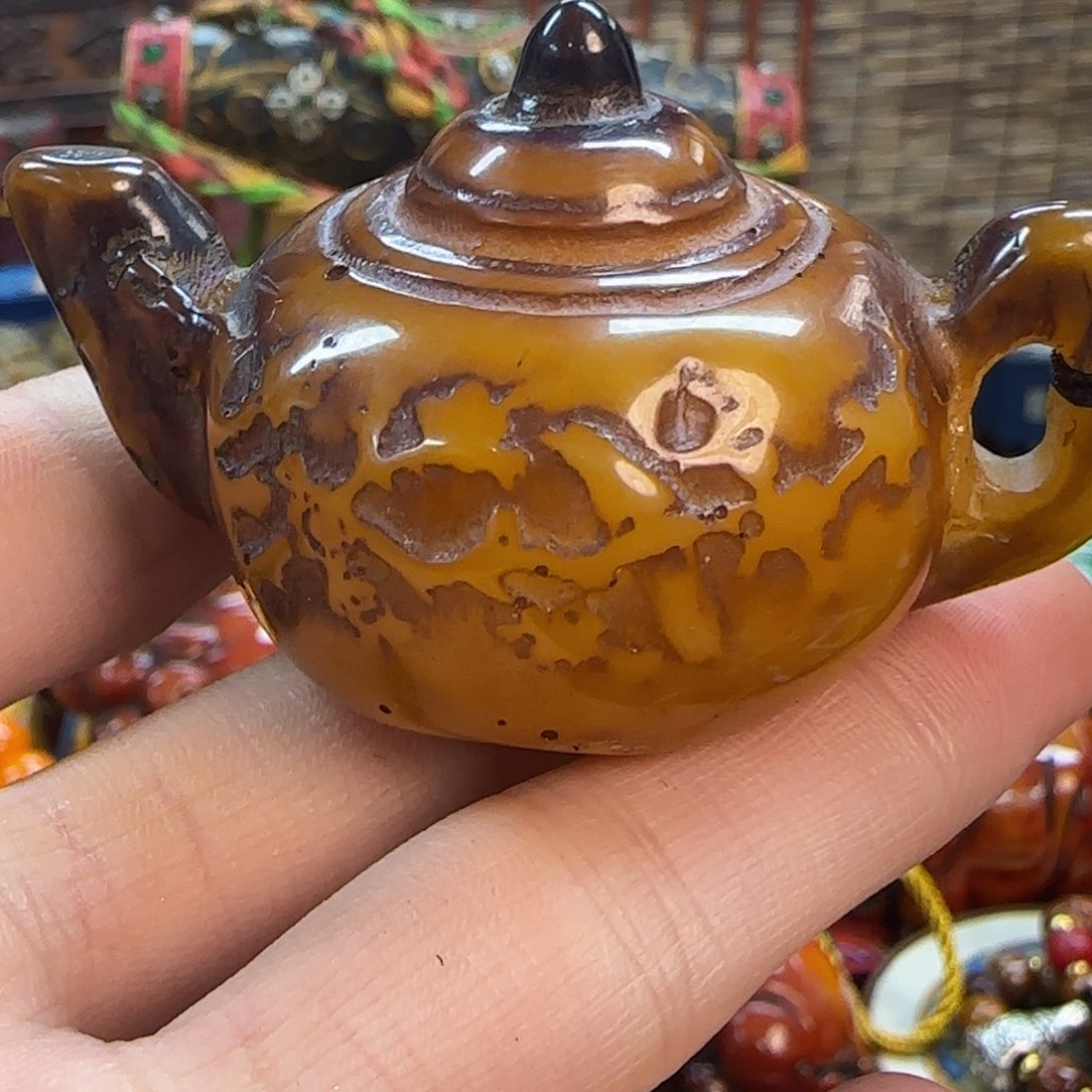 蜜蜡裸石未镶嵌卓玛推