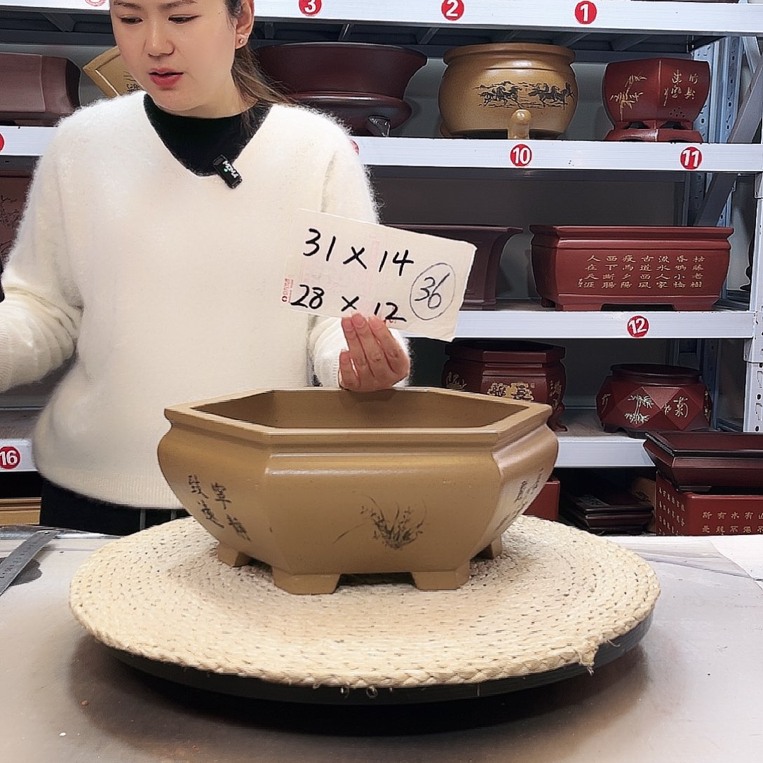 花盆紫砂紫砂花盆