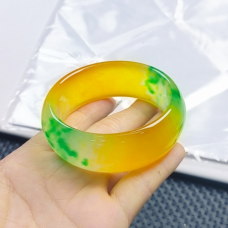 【聚宝严选】货品系黄的花系绿宽宽轮胎精致精美气质百搭hllt奇石lt