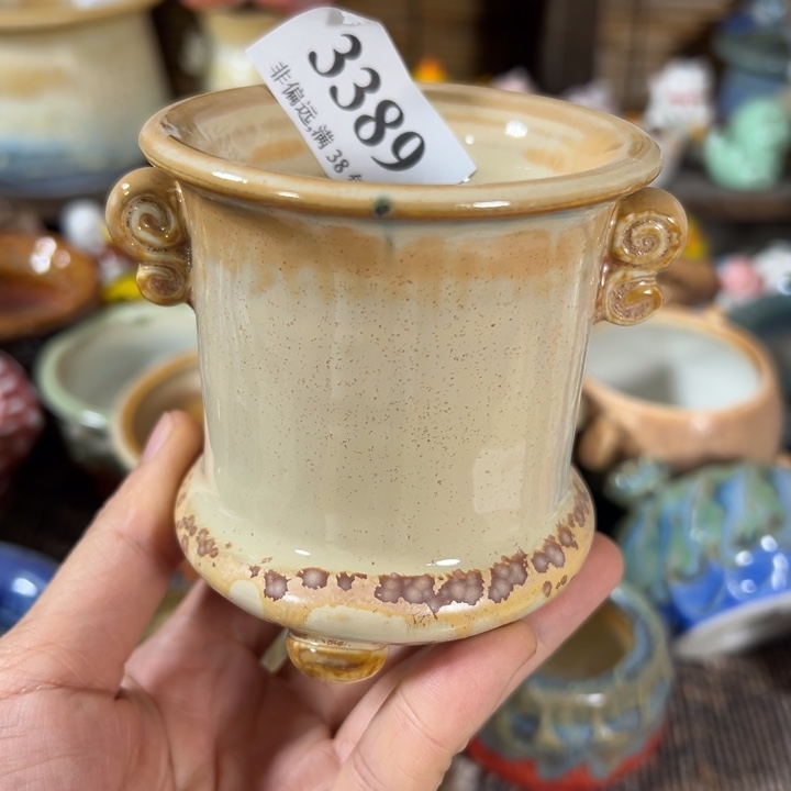 活动价满30包邮景德镇手工花盆