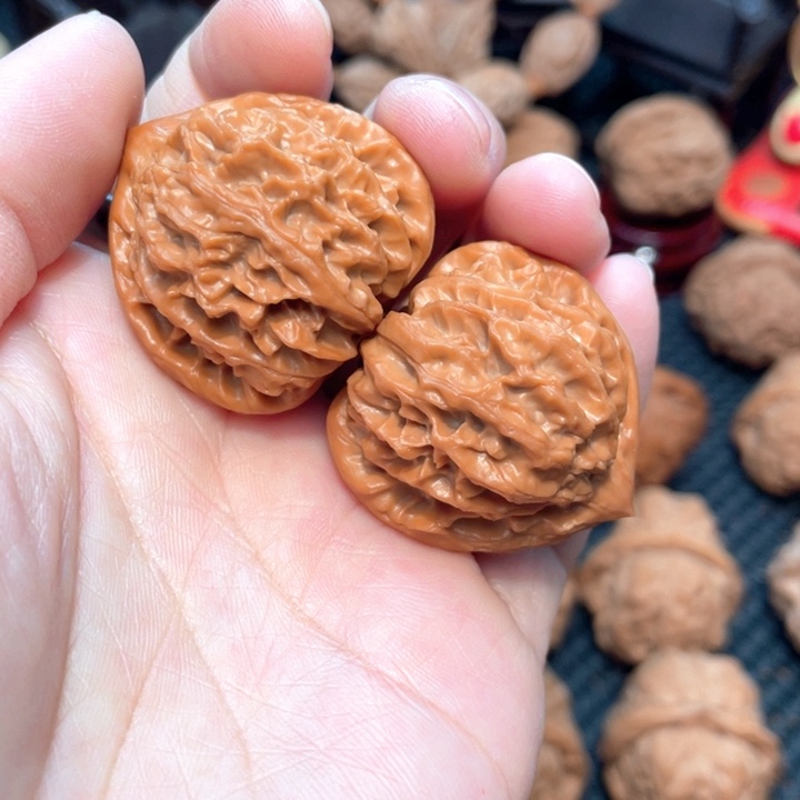 文玩核桃手把件龙门涧3.5微修精配