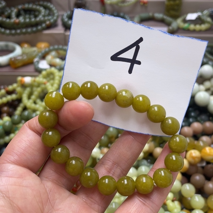 未镶嵌透闪石-蛇纹石玉手链