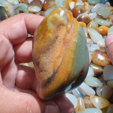 和田玉（糖玉）手链未镶嵌7