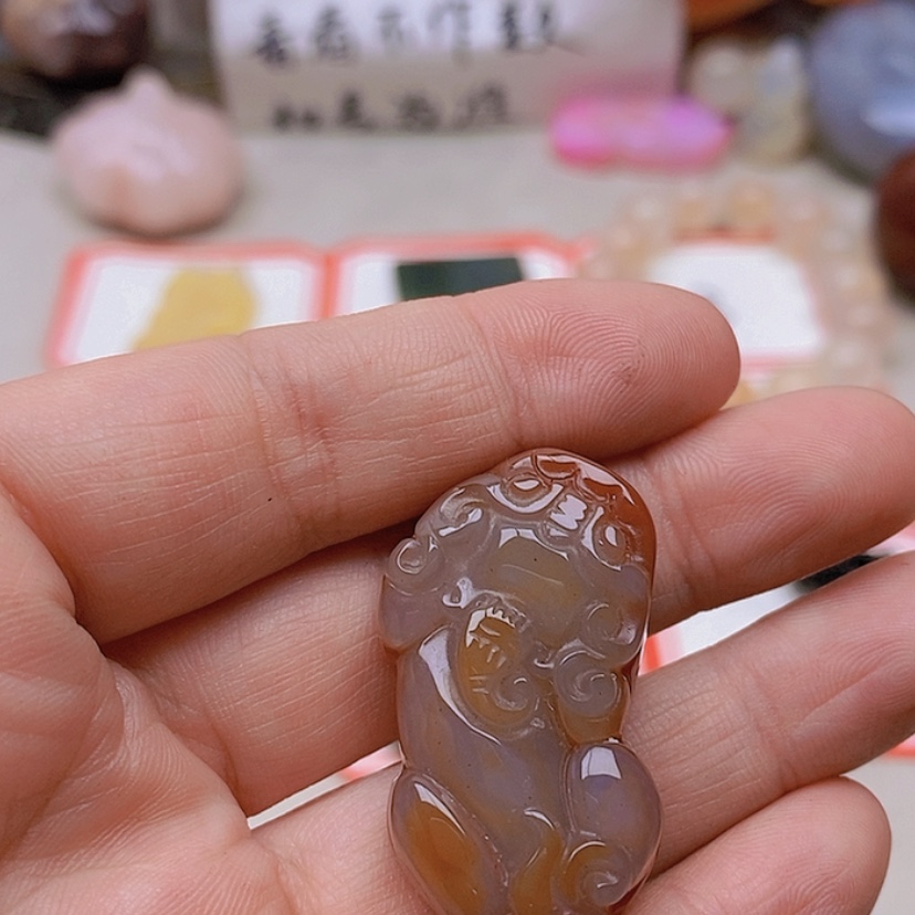 【闪购商品】未镶嵌玛瑙/玉髓珠宝半成品平**生