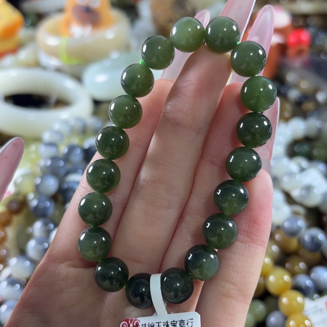 和田玉未镶嵌手链72