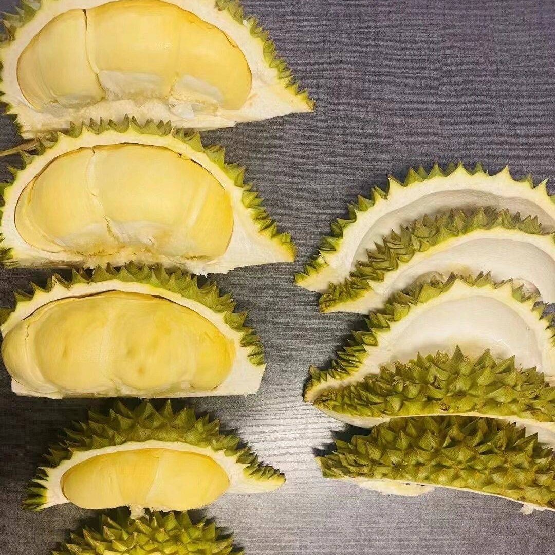 泰国树熟金枕榴莲现剥榴莲肉一份2斤装（默认发干包肉）核小，新鲜榴莲金枕泰国