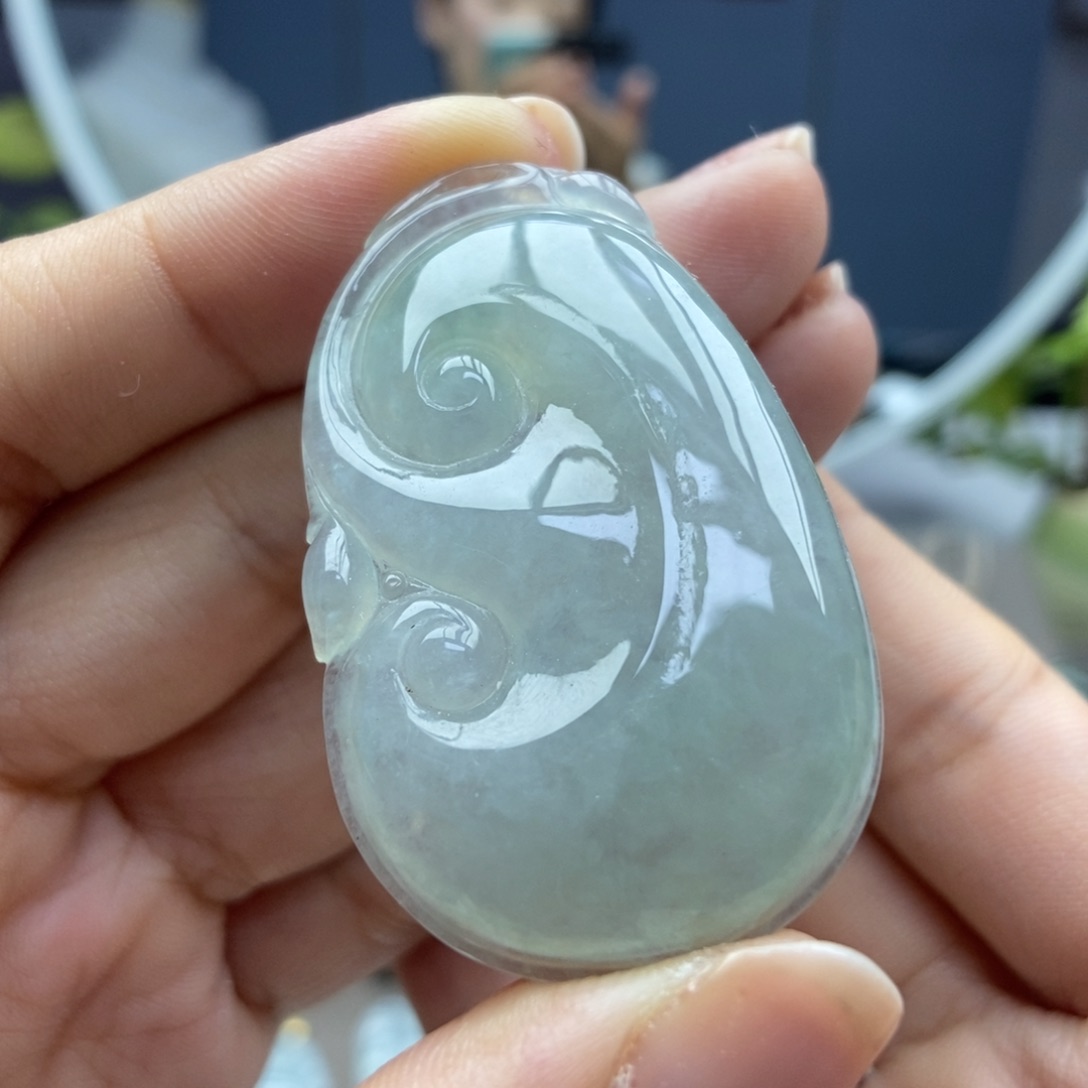 翡翠未镶嵌颈饰吊坠14