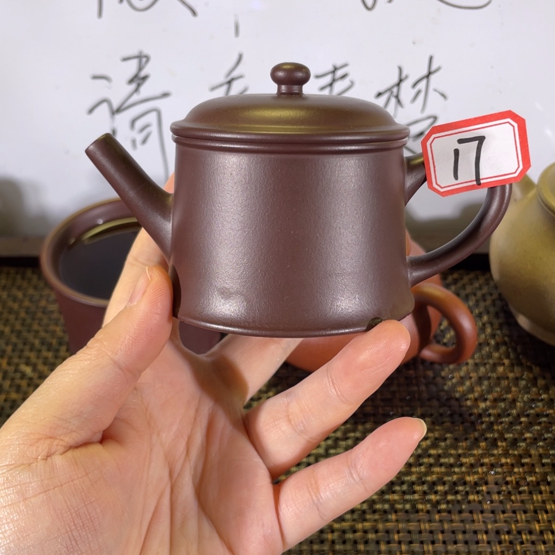 紫砂茶壶级直紫泥