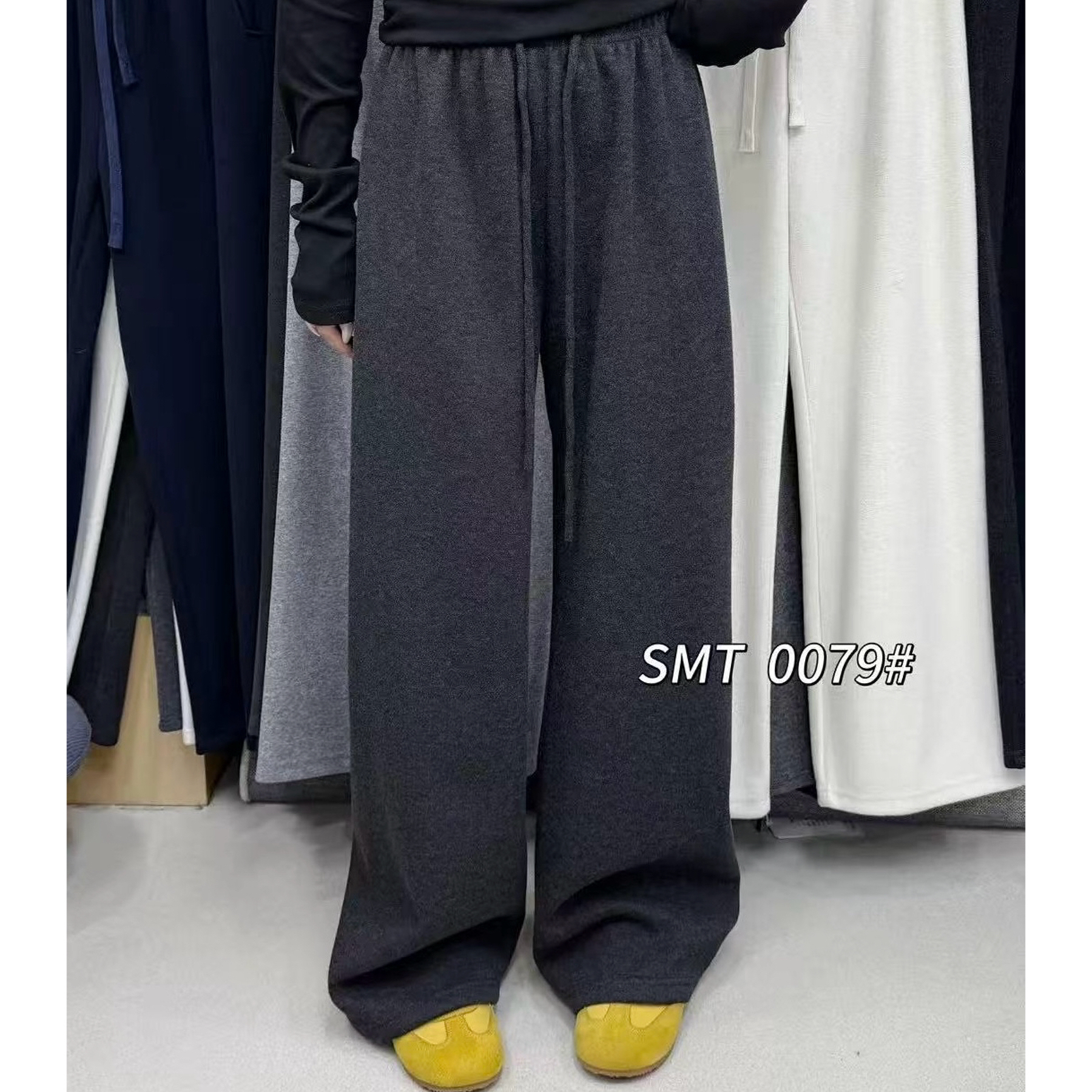 杨杨家：冬款加绒糯米裤，软糯垂感显瘦阔腿裤（必入款）