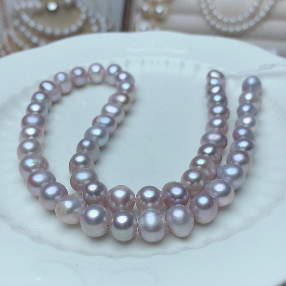 淡水珍珠8-9未镶嵌x55项链