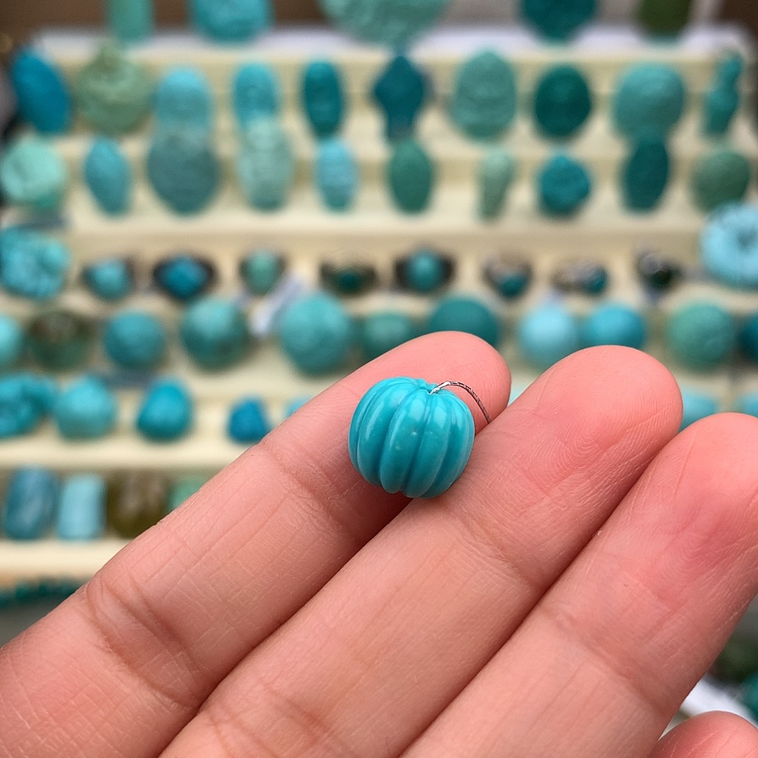 绿松石未镶嵌珠宝奇石10